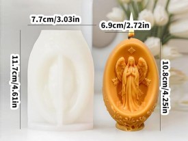 Molde silicona virgen con alas